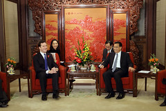 George Osborne meets China Vice Premier