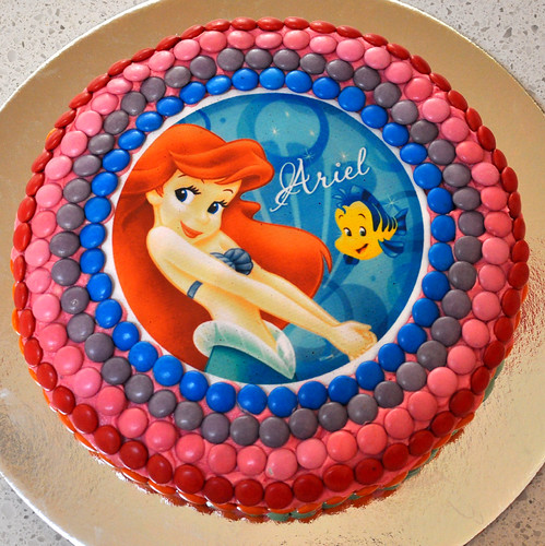 Ariel cake top