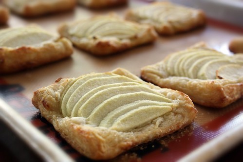 Puff Pastry Apple Tartlets with Salted Caramel