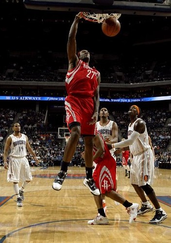 November 26th, 2010 - Jordan Hill throws down a dunk in Charlotte