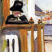 Edvard Munch - Klemens Stang with Hat Seated on the Veranda at Kreeger Art Museum Washington DC