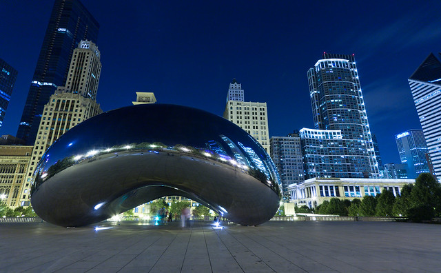 Chicago Blue Bean, par Franck Vervial