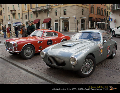 Siata Daina 1500cc 1952 e Fiat 8V Zigato 2000cc 1952 