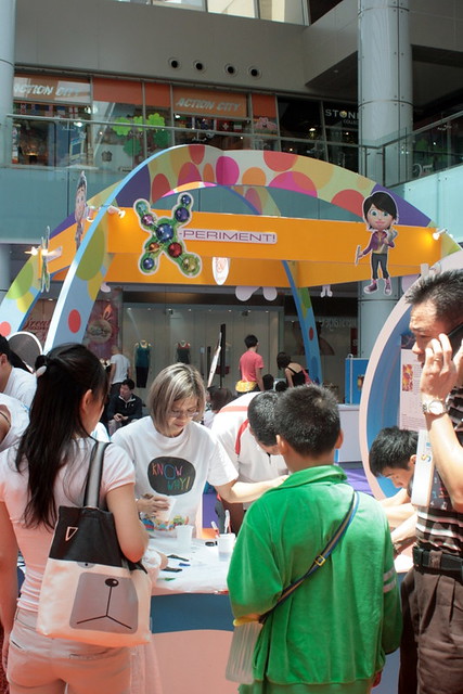 Festive science carnival at Marina Square central atrium