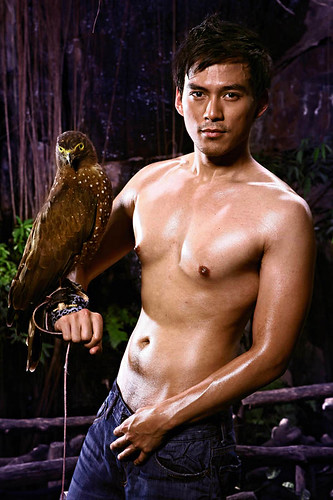 Guji Lorenzana asian shirtless male model