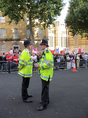 Policing Protest the Pope