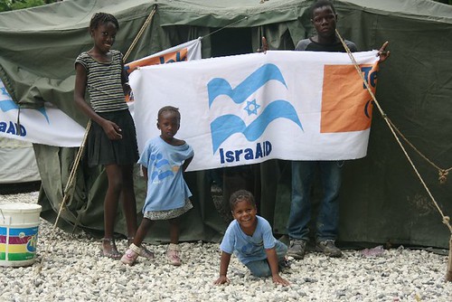 Children in Haiti benefit from aid given by Israel's organization, IsraAID 