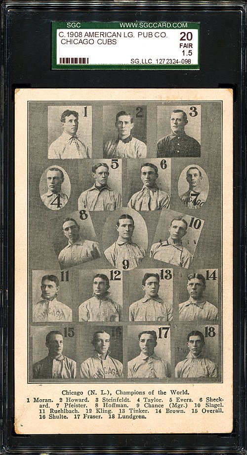 1908 American League Publishing Company PC 770