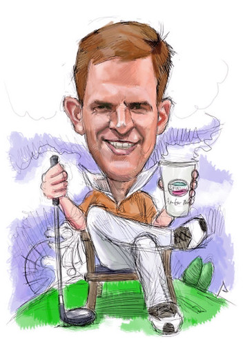 digital caricature for P&G - Alexander Dony - 2 small