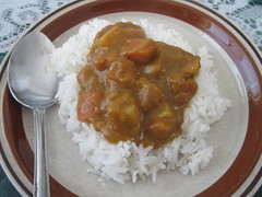 Instant Curry over Rice