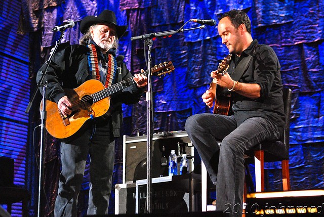 Willie Nelson and Dave Matthews by John McD