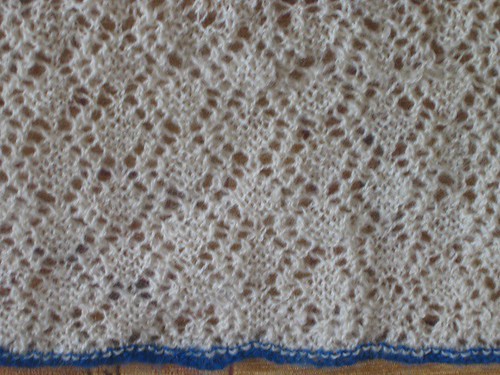 Trellios and rose lace knitting 2 Sized