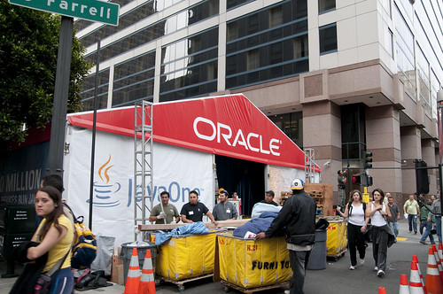 Masson Street Tents, Oracle OpenWorld & JavaOne + Develop 2010