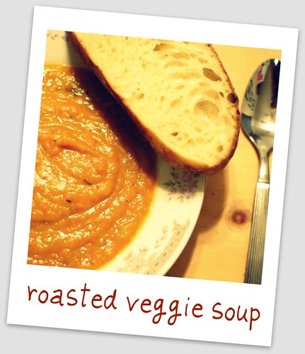 roasted veggie soup
