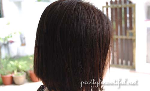liese bubble hair color glossy brown. After Liese Bubble Hair Color