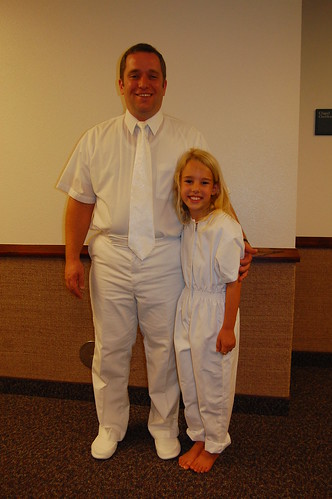 July 24 2010 Baptism for Katie Bartholomew, with Darrell