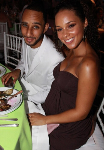 wife Alicia Keys on their wedding celebration that happened today Sat