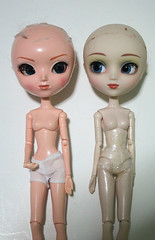Fakie Pullip: Bald/Nude Comparison