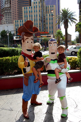 The Boys with Woody and Buzz