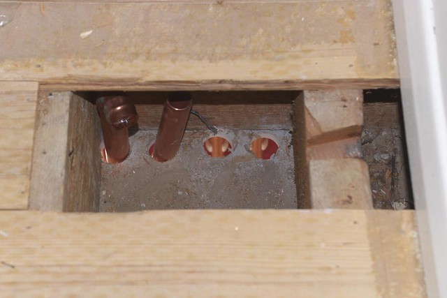 plumbing in our wood stove