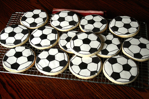 Soccer Ball cookies.