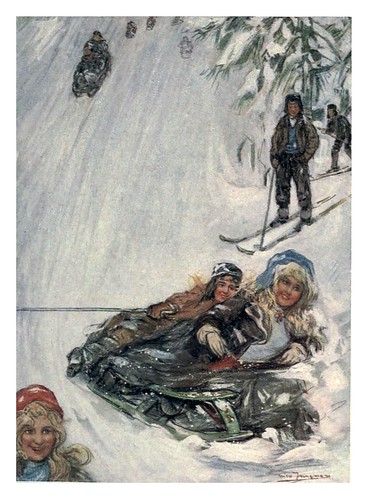 016-Jovenes en las montañas de Holmencollen-Norway 1905 -Nico Jungman
