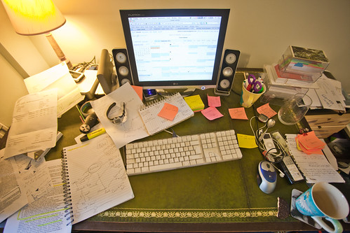 My messy desk