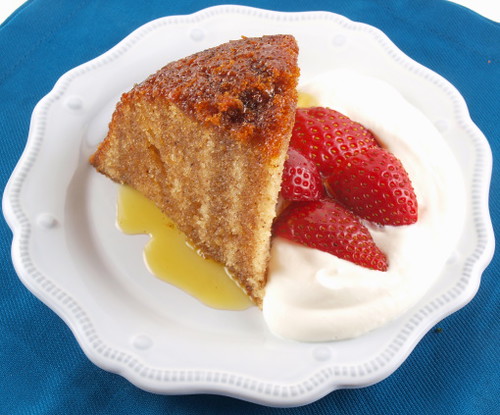 Steamed Spiced Golden Syrup Pudding