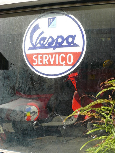 abandoned Vespa store