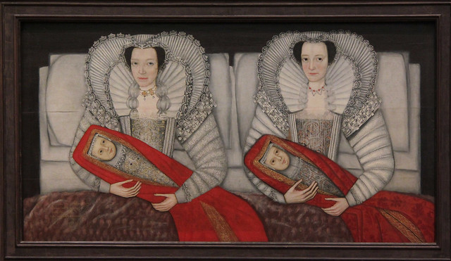 The Cholmondeley Ladies, British School, about 1600-10