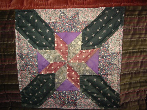 An example of Anna Zilboorg's genius in an intricate quilt square