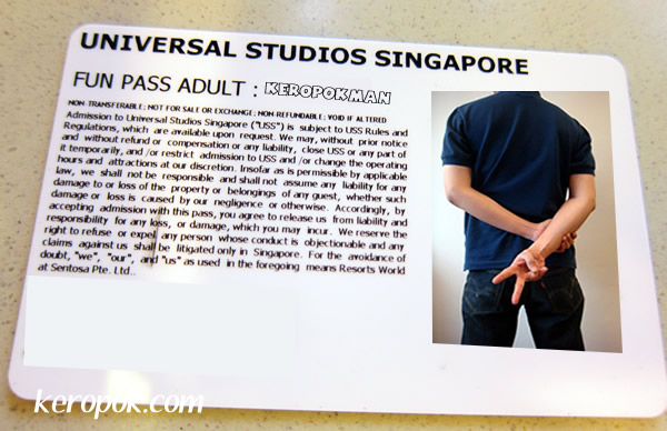 Universal Studios Singapore Fun Pass