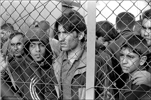 10-Oct-2010: Immigrants - refugees in the Filakio detention center, Evros, Greece.
