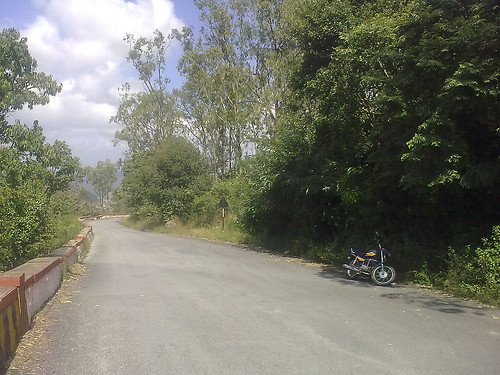 My Bike at Nandi Hills