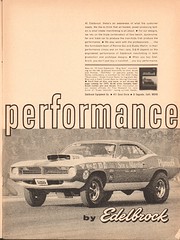 1970 Edelbrock Advertisement Hot Rod Magazine May 1970