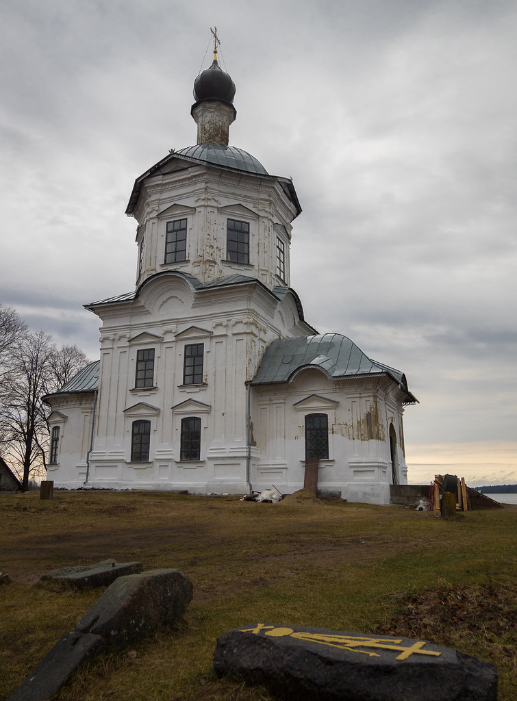 :   / Nilov monastery / Seliger lake / Russia