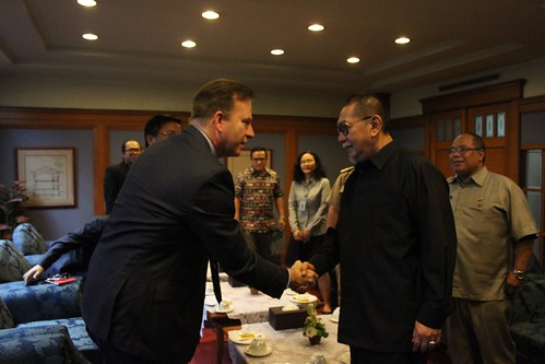 Warm welcome from West Java Vice Governor and his staff