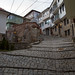 Pelo meio da cidade de Ohrid