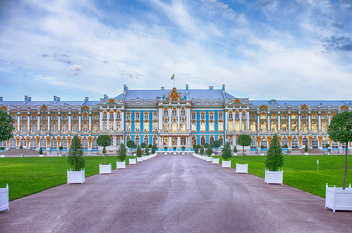 Ekaterininsky Palace. Tsarskoe Selo. ©  Andrey Korchagin
