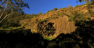 Organ Pipes and half-moon : late winter afternoon . . .