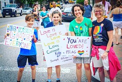 The voices from the future continue to be the best ones. #baltimorepride @pflagnational @metrodcpflag #activetransportation #instapride ❤️️‍🌈🌎