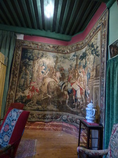 Château de Cormatin - Interior - The Bedchamber of the Marquis - tapestry