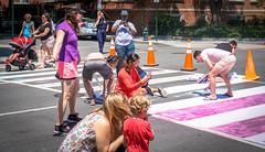 2017.06.10 Painting of #DCRainbowCrosswalks Washington, DC USA 6337