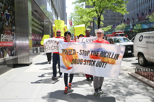 Pfizer- Stop the Bicillin Drug Shortage Protest