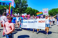 More people with health care = more humans living authentically and able to help the world learn to ❤️ better. Isn't this century great? @equalitymarch2017 #EqualityEqualsHealth #dc #WeareDC @trans.equalityy