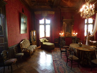 Château de Cormatin - Interior - the bedroom of Cécile Sorel