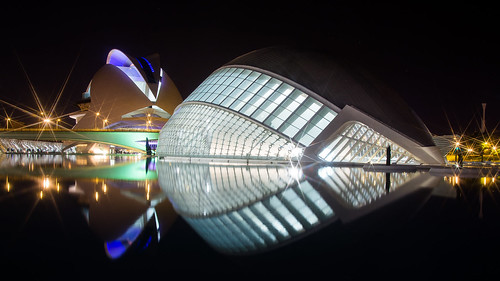 City of Arts and Sciences by Night ©  kuhnmi
