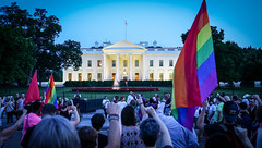 2017.07.26 Protest Trans Military Ban, White House, Washington DC USA 7683