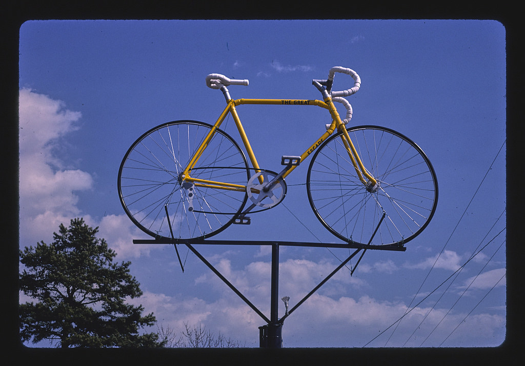 : Bicycle Sign from PVC pipe