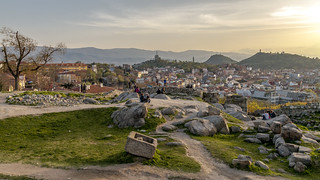 Lazy afternoon on the Nebet tepe in Plovdiv, Bulgaria